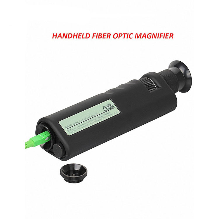 Fibre Optic FTTH 400X Magnification